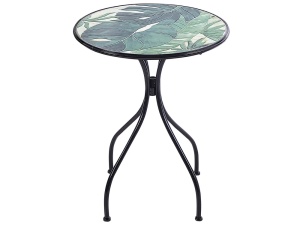 Produs Resigilat Masa bistro Re-Bloom Cozzana, fier/ceramica, 60x60x75 cm, 50 kg, multicolor - Verificat A