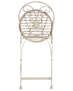 Produs Resigilat Set 2 scaune gradina pliabile Re-Bloom Coggia, metal, 40x47x95 cm, bej deschis - Verificat A - Img 5
