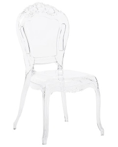 Produs Resigilat Set 2 scaune Re-Bloom Vermont, policarbonat, 52x52x98 cm, 150 kg, transparent - Verificat A - Img 5