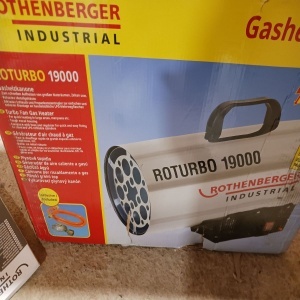 Rothenberger aeroterma electrica industriala 2200W, 230V, flux aer 160 m³/h, 30x45 cm - Verificat A · Re-Bloom - Img 3