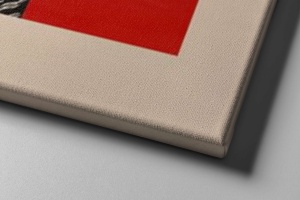 Set 2 tablouri decorative canvas, 2x50x50 cm, panza/lemn, multicolor - Verificat A · Re-Bloom - Img 3