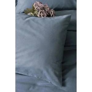 Set lenjerie de pat dublu ranforce, bumbac 100%, gri antracit - Verificat A · Re-Bloom - Img 2