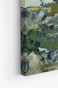 Set tablou decorativ Re-Bloom, 3 piese, model peisaj, lemn/panza, multicolor, 40 x 60 x 3 cm - Img 2