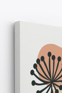 Set tablou decorativ Re-Bloom, 3 piese, panza/lemn, multicolor, 40 x 60 x 3 cm - Img 2