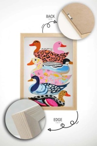 Tablou decorativ model ratuste, MDF/lemn, 33x48 cm, multicolor - Verificat A · Re-Bloom - Img 2