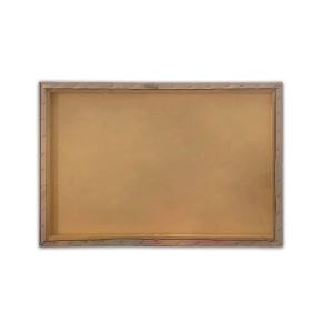 Tablou decorativ Re-Bloom, model femeie, panza/lemn, negru/auriu, 50 x 70 cm - Img 5