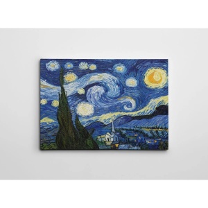 Tablou decorativ Re-Bloom, panza/lemn, multicolor, 50 x 70 cm - Img 2