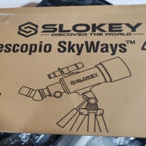 Telescop astronomic 40070, cu marire de 16x-120x pentru copii si adulti, include 2 oculare, lentile Barlow 3x, trepied, adaptor pentru telefon, Resigilat, Grad A - Img 6