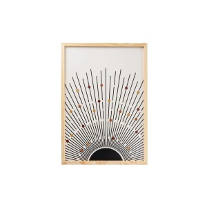 Wallxpert set 3 tablouri decorative inramate MDF/lemn solid 50x70 cm, MDF 3mm, cadru lemn 2.5 cm, multicolor - Verificat A · Re-Bloom - Img 5