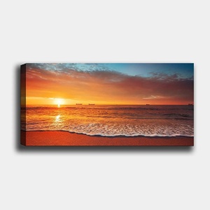 Wallxpert tablou decorativ canvas, 50x120 cm, panza 100%, cadru lemn 100% grosime 3 cm, format panoramic, multicolor - Verificat B · Re-Bloom