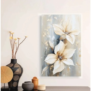 Wallxpert tablou decorativ canvas, 60x90 cm, panza 100% grosime 3mm, cadru lemn pin 100%, multicolor - Verificat A · Re-Bloom - Img 4