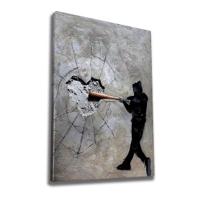 Wallxpert tablou decorativ canvas, 70x100 cm, 50% bumbac/50% poliester, imprimare digitala, cadru lemn 2x3 cm, multicolor - Verificat A · Re-Bloom