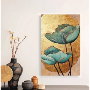 Wallxpert tablou decorativ canvas, 70x100 cm, panza 100% grosime 3mm, rama lemn pin 100%, multicolor - Verificat A · Re-Bloom - Img 4