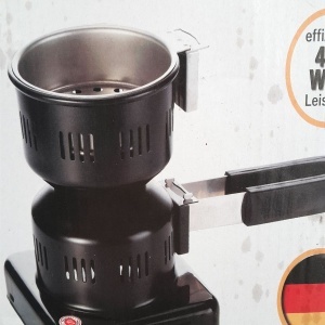 Aprinzator carbuni narghilea, electric, 450W, SmartWEB, tip ibric, negru, cu protectie termostatica, control temperatura si picioare antialunecare, capacitate 8 carbuni, Resigilat, Grad A - Img 5