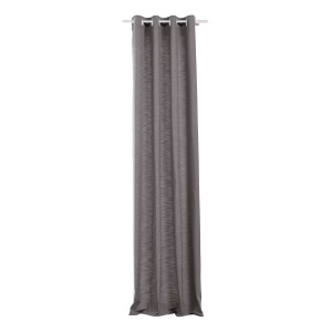Balance draperie opaca 135x300 cm, 100% poliester, inele de fixare, spalare delicata 30°C, gri - Verificat A · Re-Bloom