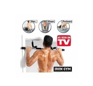 Bara pentru Tractiuni si Exercitii Iron Gym, Prindere Usa, Resigilat, Grad A - Img 2