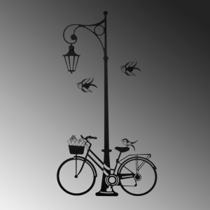 Cuier de perete Re-Bloom, metal, negru, 117 x 4 x 211 cm - Img 5