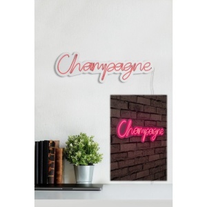 Decor de perte Re-Bloom, model Champagne, LED, roz, 60 x 18 cm - Img 5