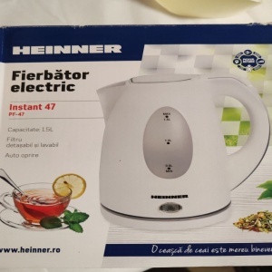 Fierbator Heinner Instant-47, 2200 W, 1.5 l, alb, Resigilat, Grad A - Img 2