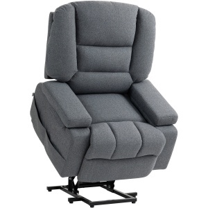 Fotoliu reclinabil cu ridicare si masaj Re-Bloom, textil/spuma/inox, 89x90x102 cm, 8 puncte masaj, 150 kg, inaltime utilizator max 190 cm, gri - Verificat A · Re-Bloom