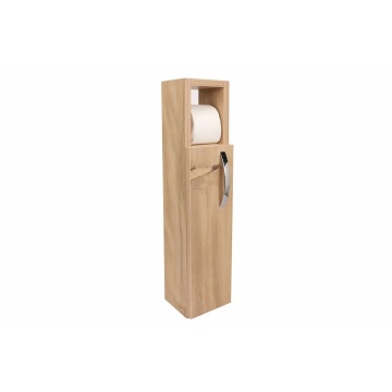 Hanah Home dulap de baie 15x12x65 cm, PAL 18mm melaminat, design scandinav, stejar - Verificat A · Re-Bloom - Img 2