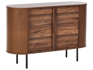 Produs Resigilat Bufet Re-Bloom Taroon, PAL/otel, 120x40x80 cm, maro inchis - Verificat A - Img 5