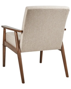 Produs Resigilat Fotoliu Re-Bloom Esrum, textil/MDF/cauciuc, 62x80x79 cm, spuma, 110 kg, maro inchis/bej - Verificat A - Img 4