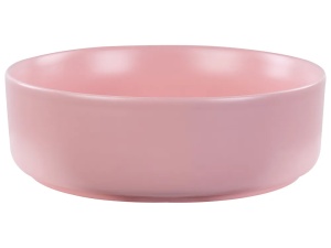 Produs Resigilat Lavoar pentru baie Re-Bloom Gudar, ceramica, 37x37x12 cm, scurgere 35mm, roz - Verificat A - Img 6