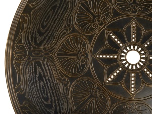 Produs Resigilat Masa de gradina Re-Bloom Sapri, aluminiu, 100x100x72 cm, 4 persoane, 150 kg, maro inchis - Verificat A - Img 5