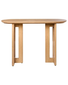 Produs Resigilat Masa tip consola Re-Bloom Karlo, MDF/ratan, 120x40x80 cm, 50 kg, natur - Verificat A - Img 6