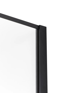 Produs Resigilat Paravan de dus Re-Bloom Waspam, 80x190 cm, sticla securizata 6mm, aluminiu/inox, usa reversibila, negru transparent - Verificat A - Img 5