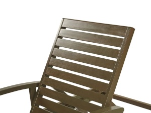 Produs Resigilat Sezlong extensibil Re-Bloom Amantea II, lemn salcam/otel, 64x196x35-74 cm, 120 kg, maro inchis - Verificat A - Img 4