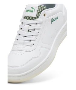 Puma, Pantofi sport de piele ecologica Court Classy Blossom, Alb, 37, Resigilat, Grad A - Img 4