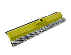 Racleta cu burete pentru geamuri compatibila cu manerul extensibil DocaPole, cauciuc/plastic, negru/galben
