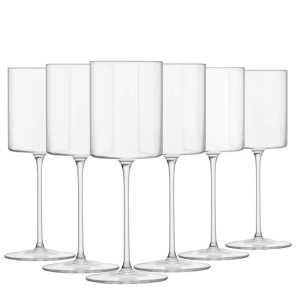 Set 6 pahare vin, model drept, 400 ml, sticla, transparent, Resigilat, Grad A - Img 2