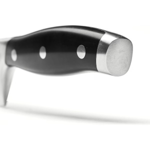 Set de cutite pentru bucatarie, 3 piese, premium, Otel Inoxidabil german X50 Ultra+, Negru, Resigilat, Grad A - Img 2