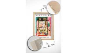 Set tablou decorativ Re-Bloom, 3 piese, lemn masiv/MDF, multicolor, 33 x 48 cm - Img 2