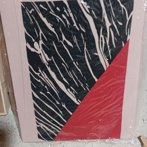 Tablou decorativ canvas, 50x50 cm, panza/lemn, multicolor - Verificat A · Re-Bloom