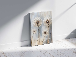 Tablou decorativ canvas model papadii, 45x70 cm, panza/lemn, multicolor - Verificat A · Re-Bloom - Img 2