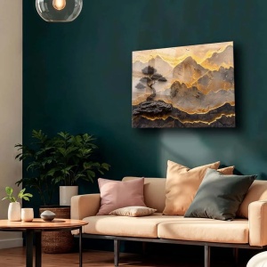 Tablou decorativ pe sticla securizata 70x100 cm, multicolor - Verificat A · Re-Bloom - Img 2