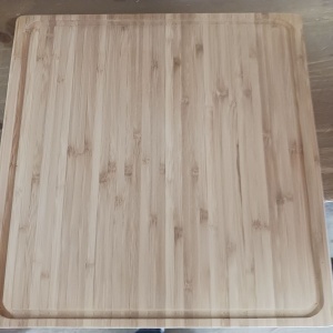 Tocator din bambus natural, stil oriental, canelura suc, dublu, 40.5x30.5cm - Verificat A · Re-Bloom - Img 6