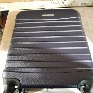 Troler cabina avion, Model Line, 4 roti duble cu rotatie 360°, maner telescopic, cifru, 55 x 36 x 20 cm, ABS, Bleumarin, Resigilat, Grad A - Img 6