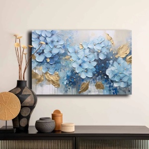 Wallxpert tablou decorativ canvas 45x70 cm, panza 100% grosime 2.8mm, rama lemn pin 100%, multicolor - Verificat A · Re-Bloom