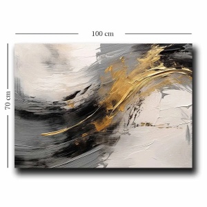Wallxpert tablou decorativ canvas, 70x100 cm, panza 100% grosime 2.8mm, cadru lemn pin 100%, multicolor - Verificat A · Re-Bloom - Img 3