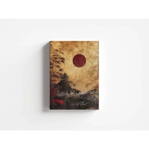 Wallxpert tablou decorativ canvas, 70x100 cm, panza 100% grosime 3mm, rama lemn pin 100%, multicolor - Verificat A · Re-Bloom