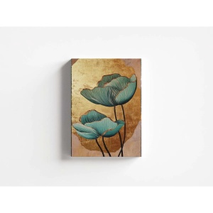 Wallxpert tablou decorativ canvas, 70x100 cm, panza 100% grosime 3mm, rama lemn pin 100%, multicolor - Verificat A · Re-Bloom
