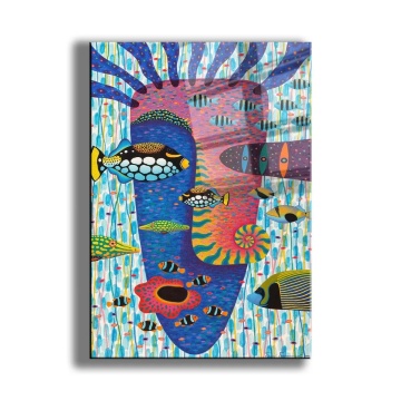 Wallxpert tablou din sticla securizata 50x70 cm, sticla calita 4mm, imprimare UV, multicolor - Verificat A · Re-Bloom