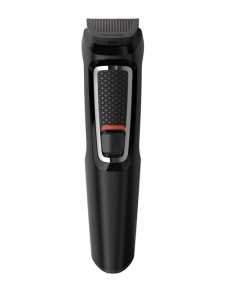 Aparat de tuns barba si parul 8 in 1 PHILIPS MG3730/15, Lame cu ascutire automata, Acumulator, 2 piepteni pentru aspect nebarbierit, 1 pieptane ajustabil pentru barba, 3 piepteni pentru par, Negru, Resigilat, Grad A - Img 4