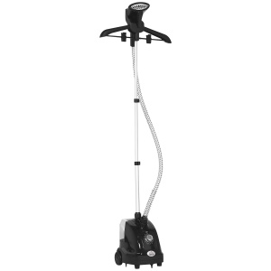 Aparat vertical de calcat cu abur Re-Bloom, 1.4L, extensibil, ABS/polipropilena, negru, 26 x 21,5 x 29 cm, Resigilat, Grad A