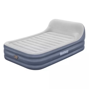 Bestway TriTech SleekFlo saltea gonflabila dubla 226x152x84 cm, pompa electrica integrata GS, tablie, I-beam, 300 kg, pentru 2 persoane - Verificat A · Re-Bloom